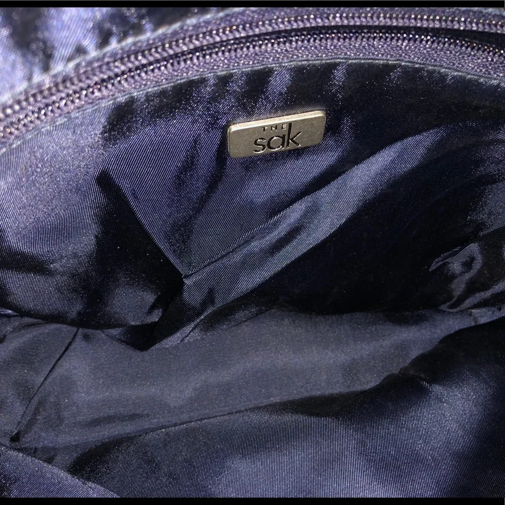 The Sak Dark Navy Hand-crocheted Hobo PETA Approved & Vegan Certified
